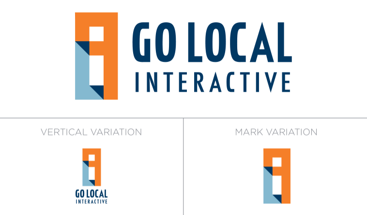 Go Local Interactive's new logo variations