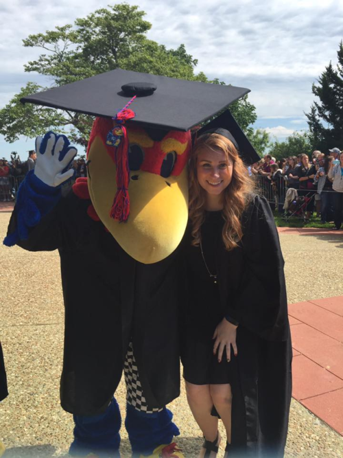 Tessa at KU graduation