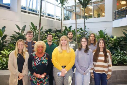 Group photo of Go Local Interactive new hires.