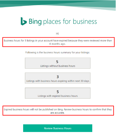 Bing Places for Business